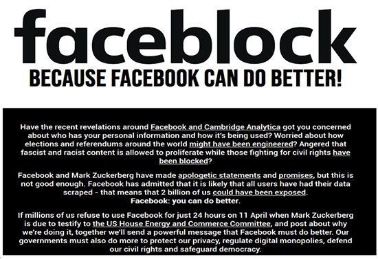 Facebook, Twitter ve Instagrama Boykot